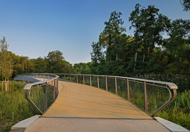 Neue Brücke in Homberg