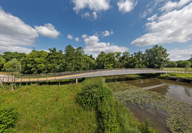 A Large-Span Ribbon-like Structure in the Landscape