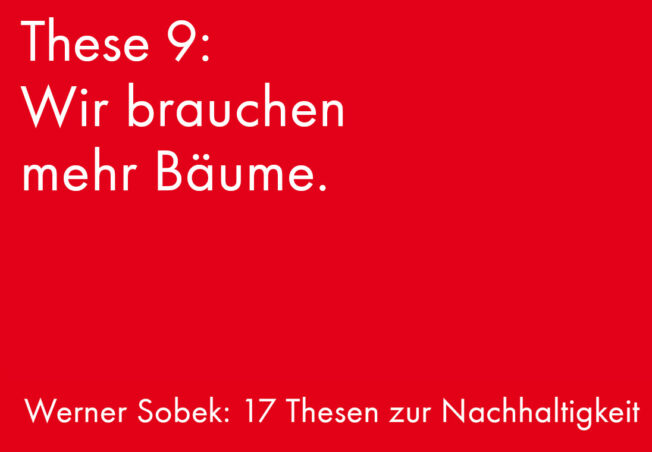 Wir müssen in großem Maß Wiesen und Wälder anpflanzen