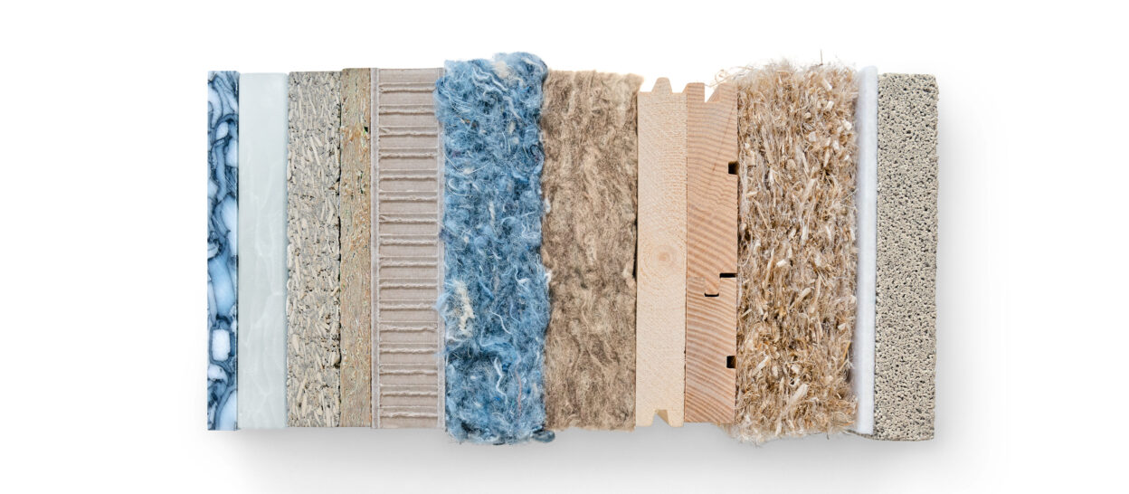 Recycled building materials for a circular economy