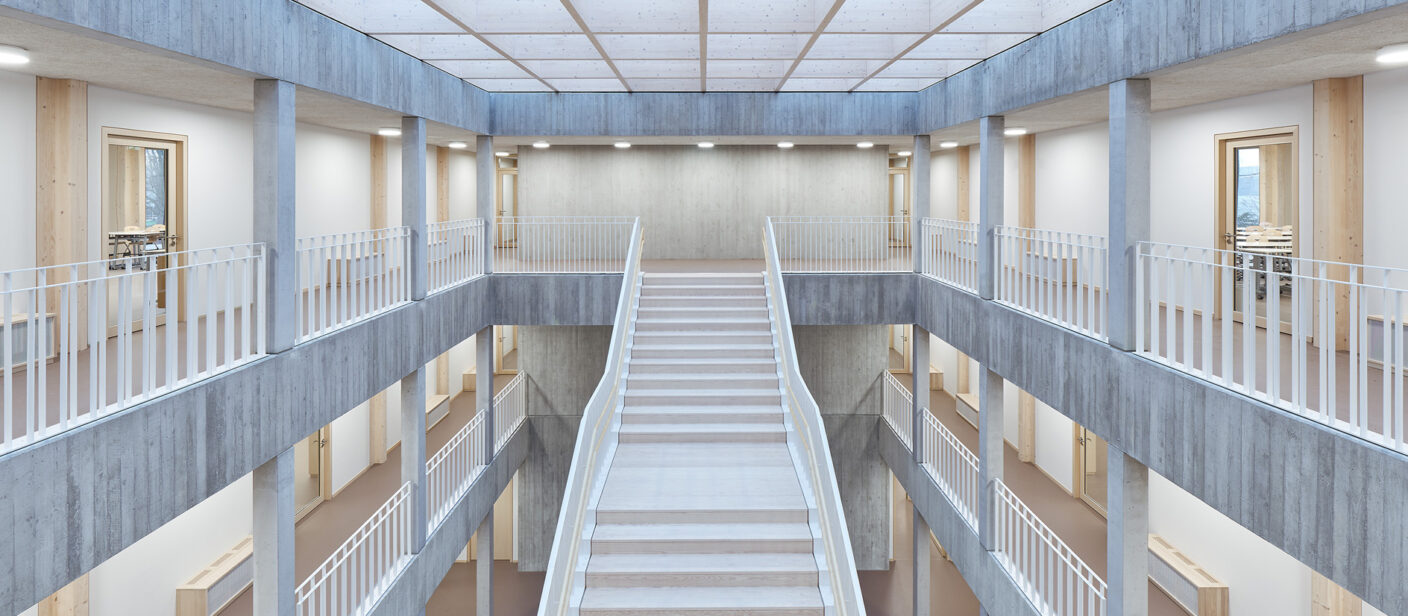 Fuchshofschule Ludwigsburg staircase inside