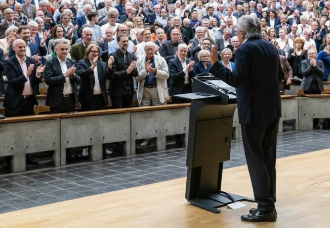 Standing Ovation für Werner Sobek