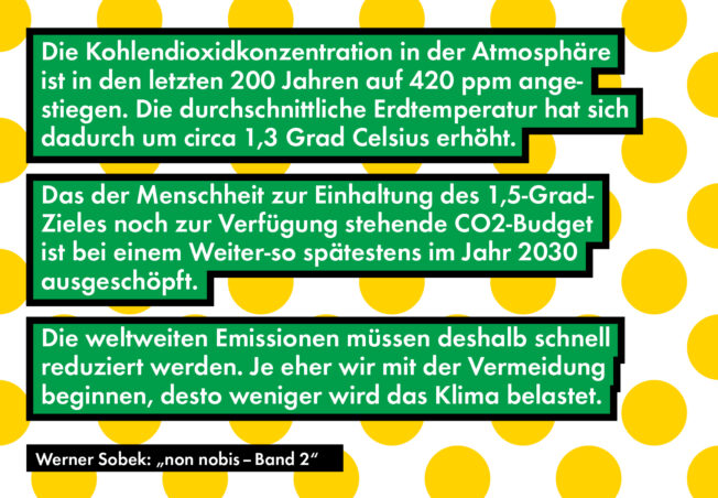 Emissionen sofort und drastisch reduzieren!