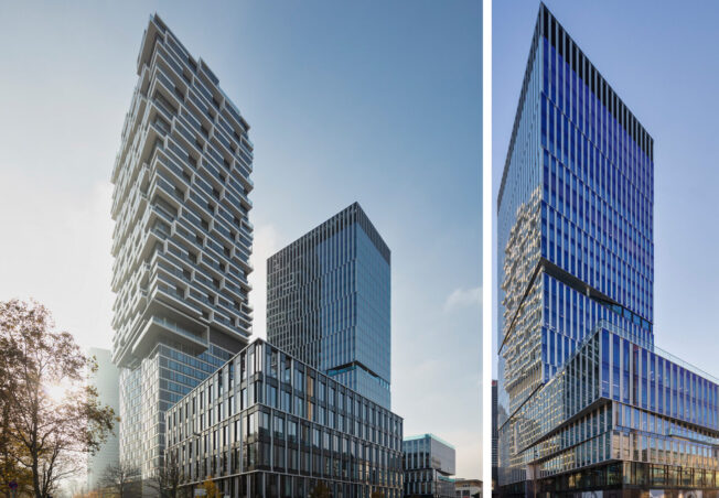 Tragwerk für ein nachhaltiges Bürohochhaus