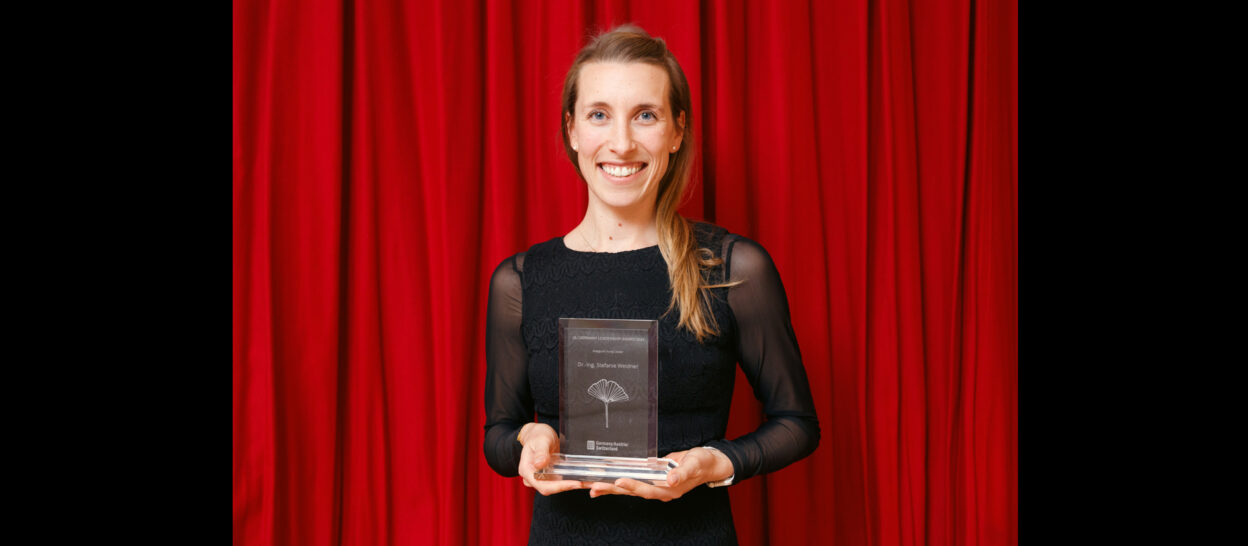 Stefanie Weidner mit dem Leadership Award 2024