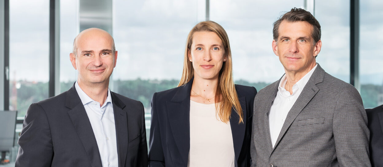 Portrait of our CEOs Stefanie Weidner, Lucio Blandini, Roland Beschmann